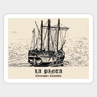 La Pinta - Christopher Columbus Magnet
